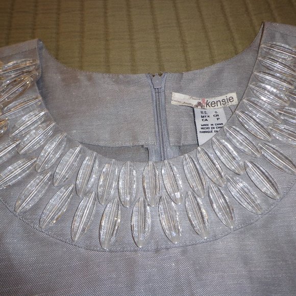 Kensie Silver Midi Dress - Picture 12 of 16